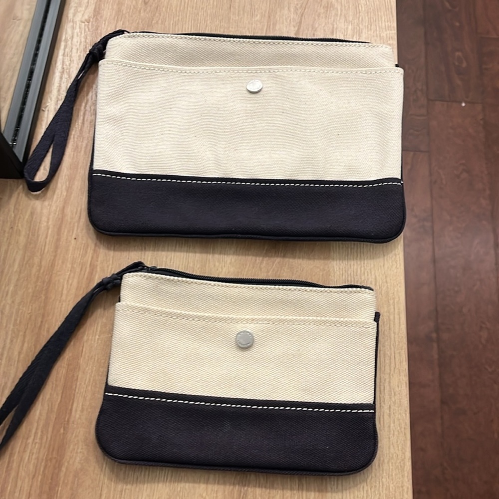 Lands End Canvas Wristlets - Set Of 2 Large And S… - image 1